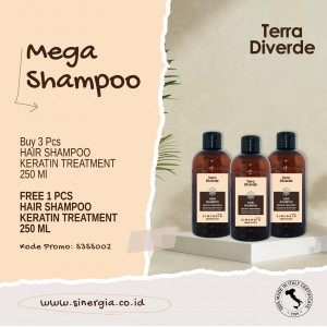 Buy 3 Free 1 Hair Shampoo Keratin 250ml